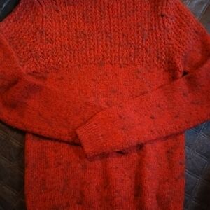 VTG 90s Topman Maroon Crewneck Sweater Wool Mix Soft Warm